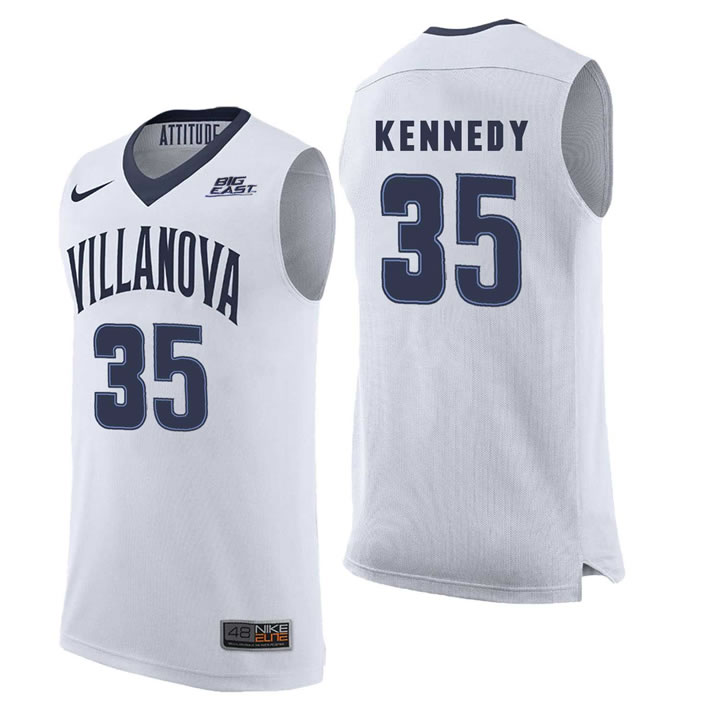 Villanova Wildcats 35 Matt Kennedy White College Basketball Elite Jersey Dzhi